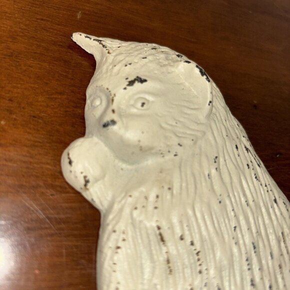 2 - ADORABLE Cat / Kitten Cast Iron Coat Towel Hat Hooks Leash Hangers 8 1/2” - Picture 5 of 7